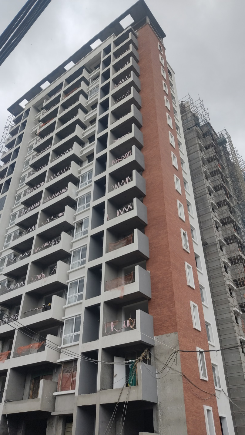 D Tower :External Plastering & MCM Cladding Works Are in Progress