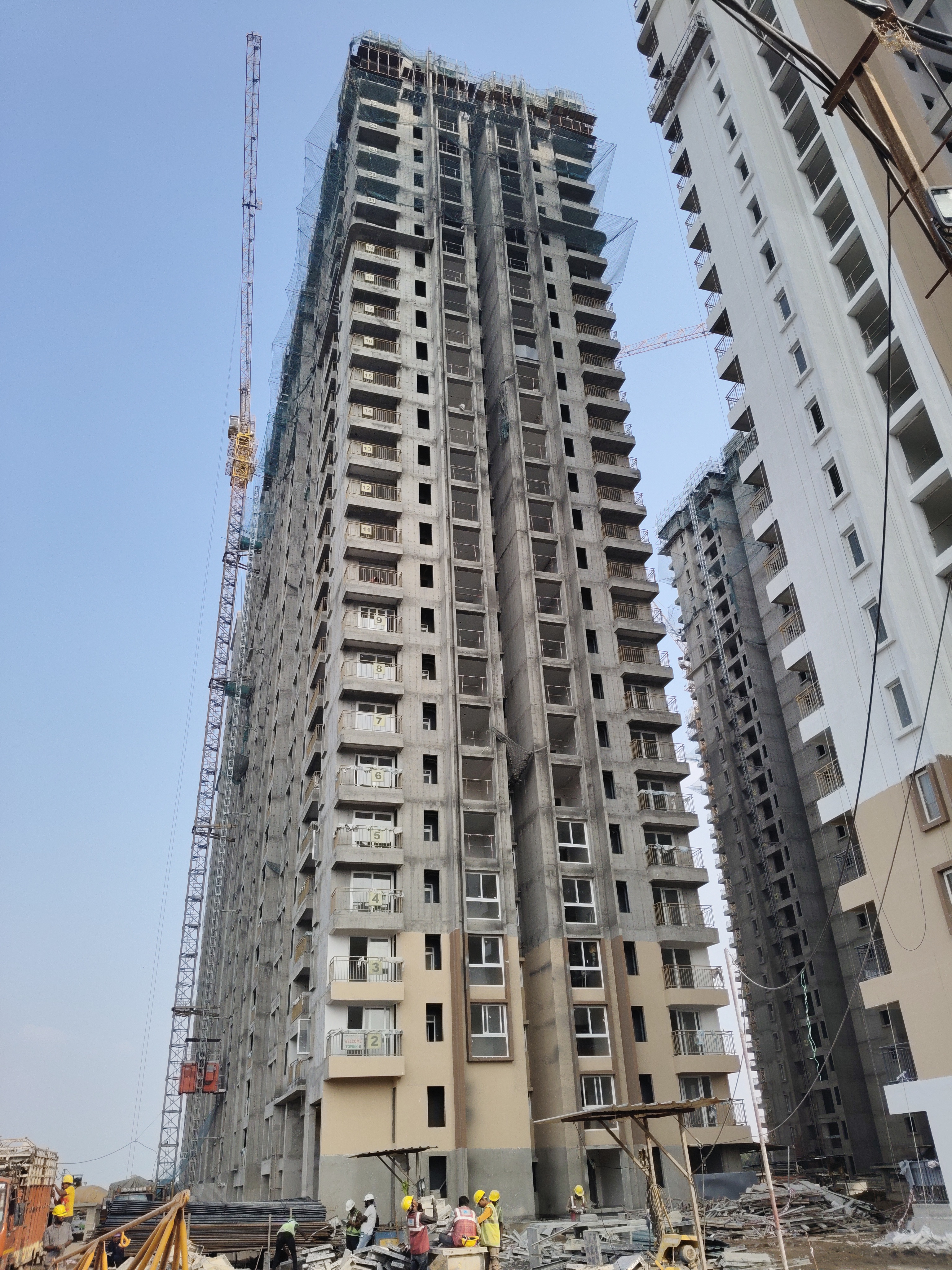 Tower B - Milestone Release -"On Casting of terrace floor slab" - Status as on 08th