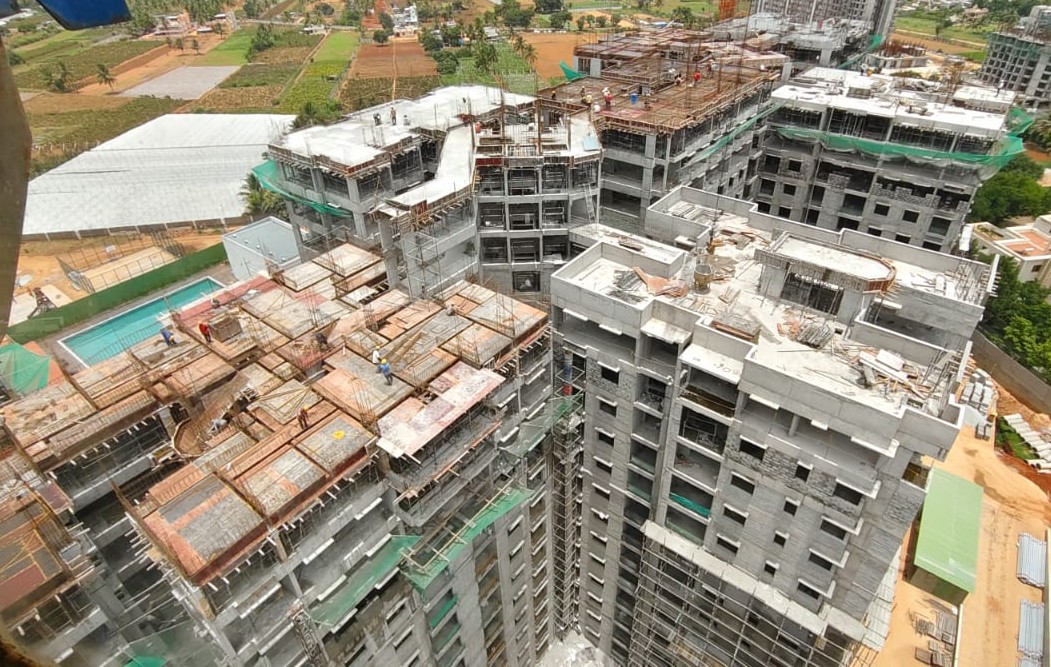 K Block Above Terrace floor WIP