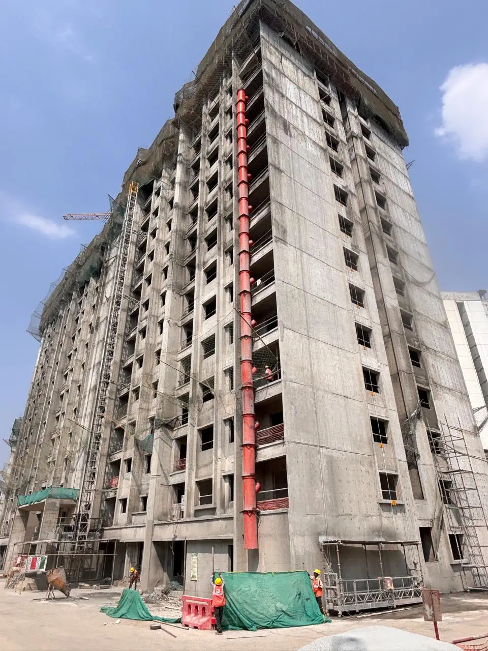 Tower A - Milestone Release -"On Casting of 15th Floor slab" - Status as on 12th