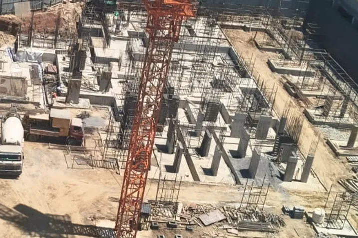 Tower A Foundation to Upper basement level |  Reinforcement wall in progress