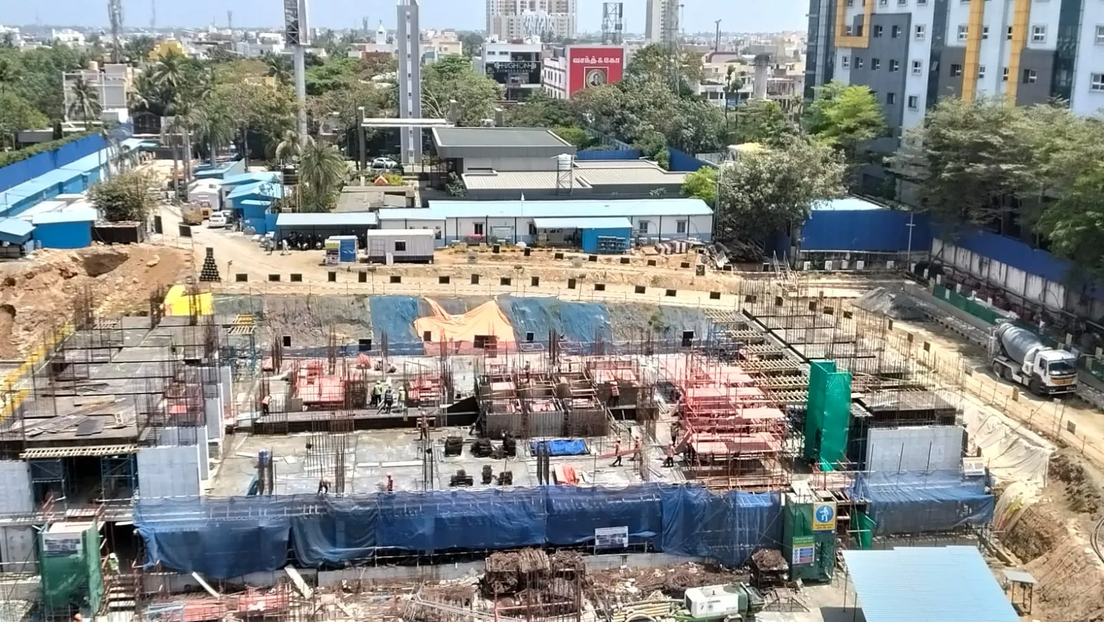 Tower-3 | B1 Slab Completed & Ground Floor Slab Work in progress