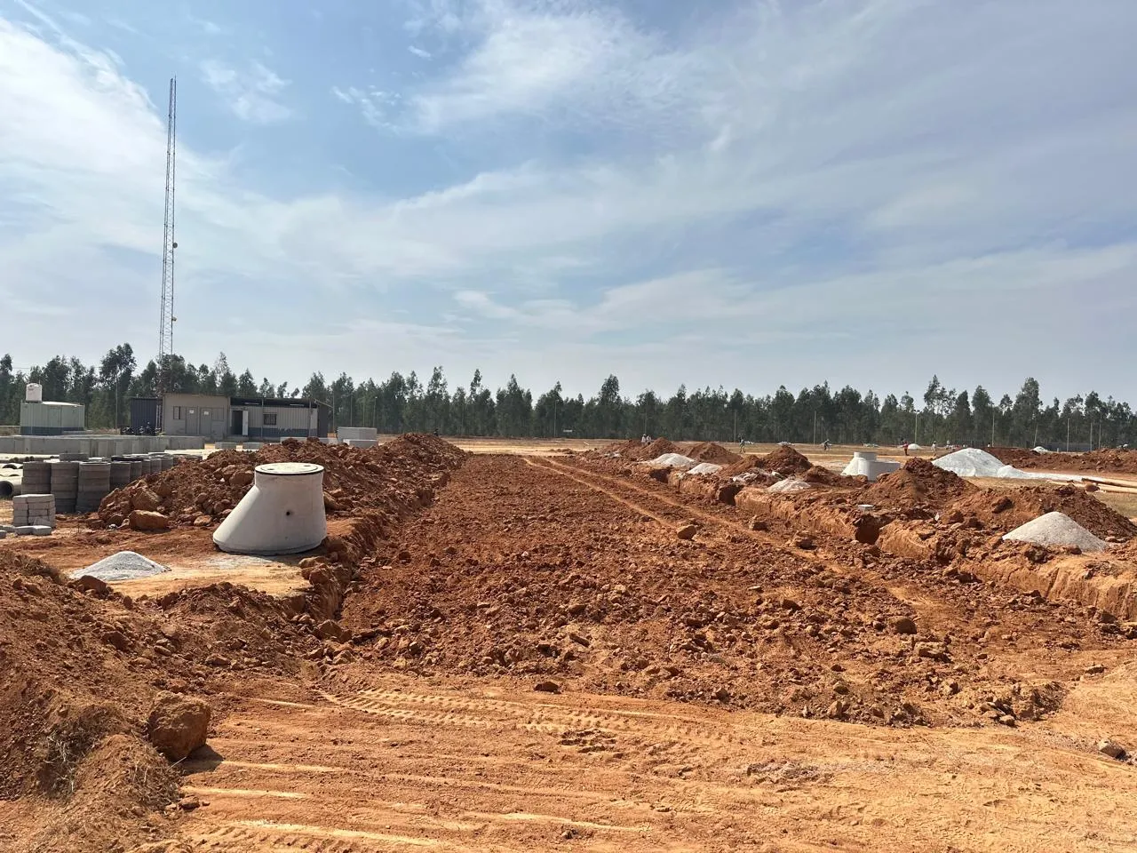 Cross roads formation work in progress