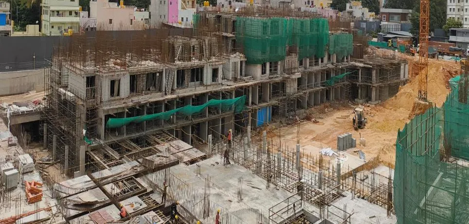 TOWER – A: Ground floor slab completed