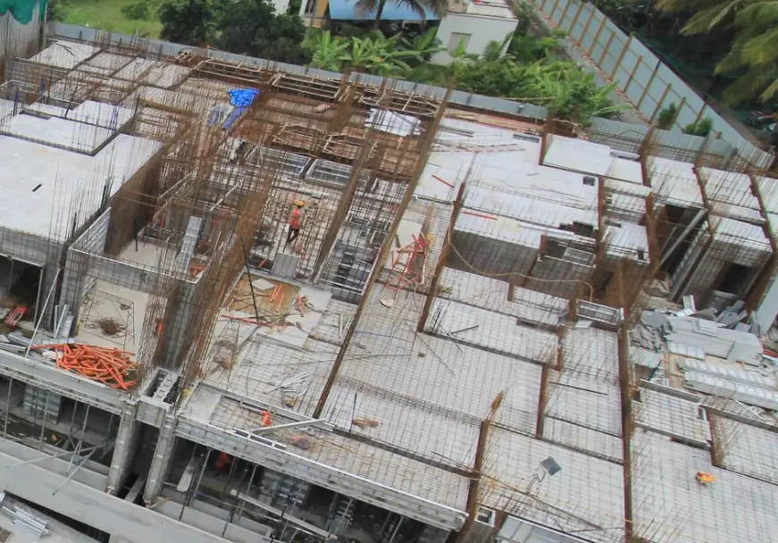 Tower-a : 1st Floor Slab Completed; 2nd Floor Wall/Slab Work in Progress