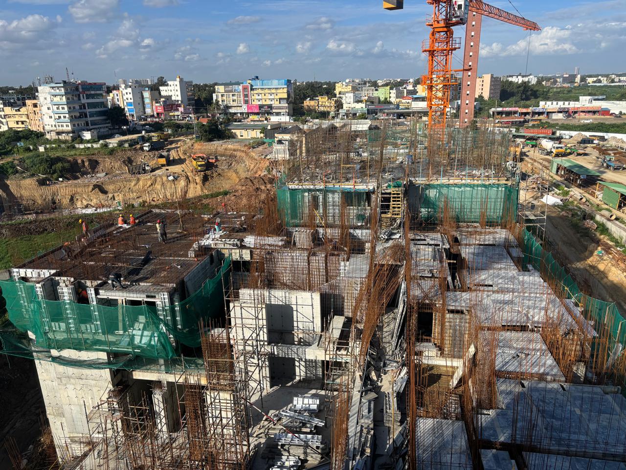 Part of 1st Floor Slab In Progress