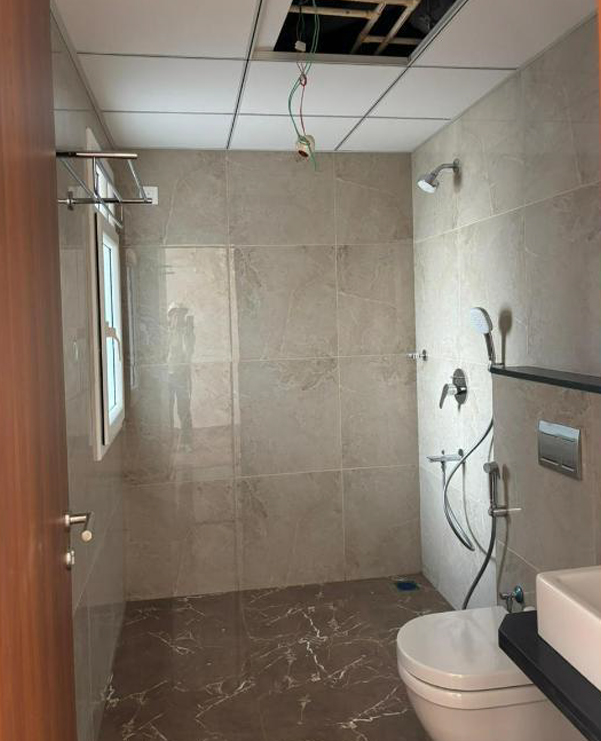 Finishing works in progress