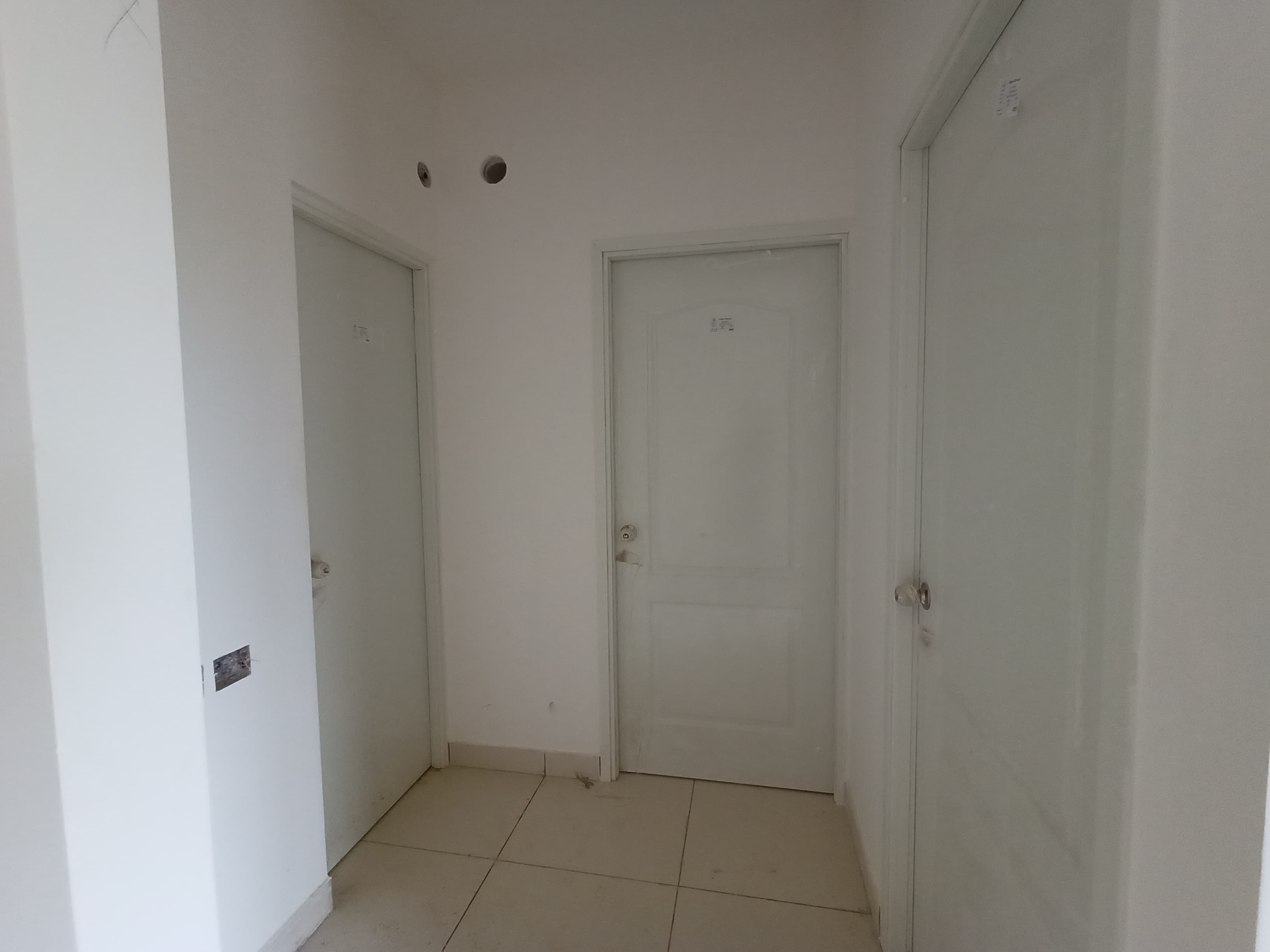 Fixing of doors –work in progress