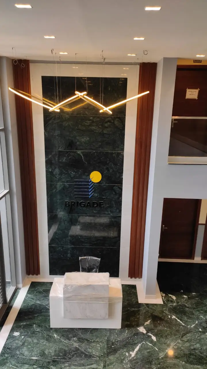 Tower entrance reception area