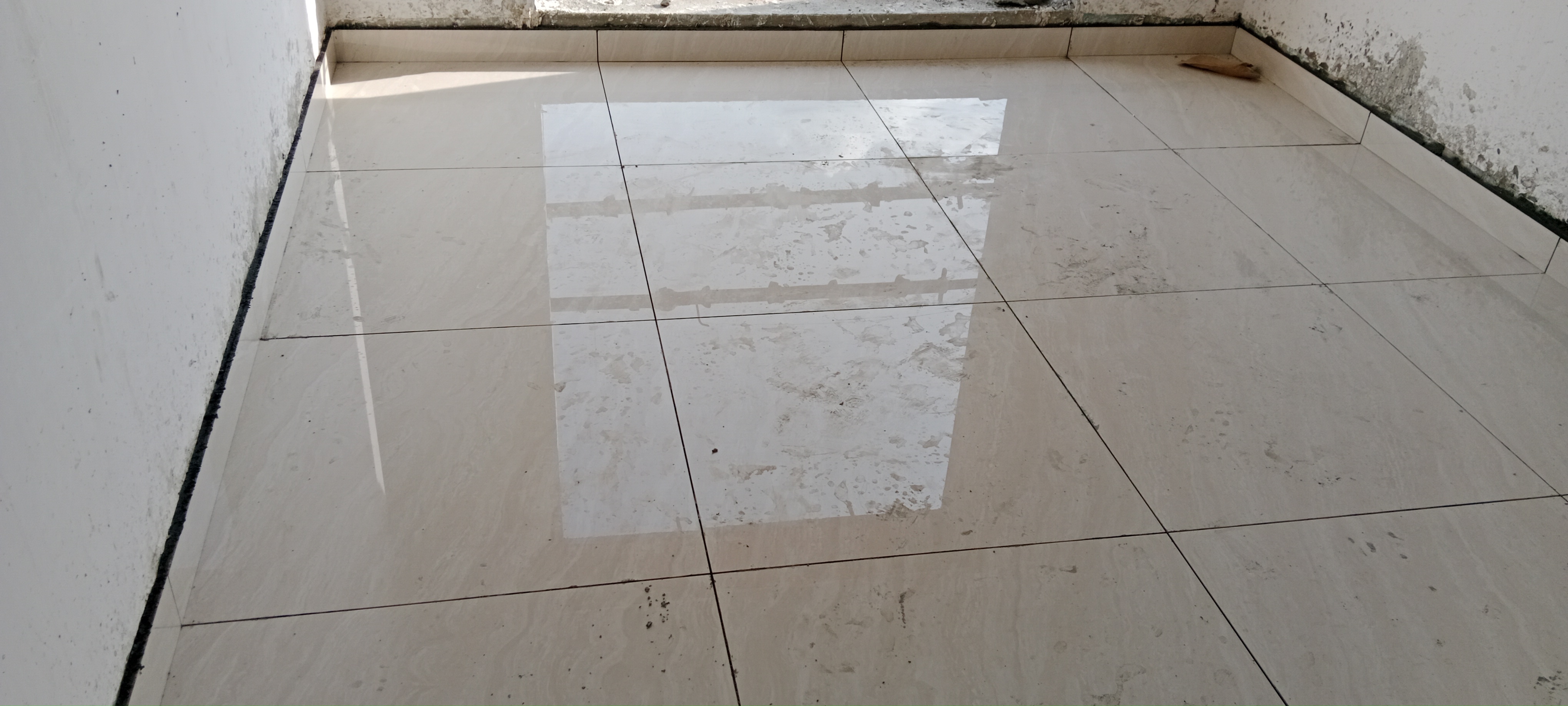 Finishing works in progress