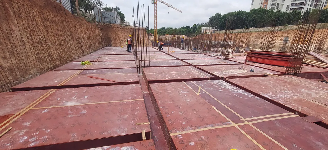 Upper Basement | Shuttering work in progress