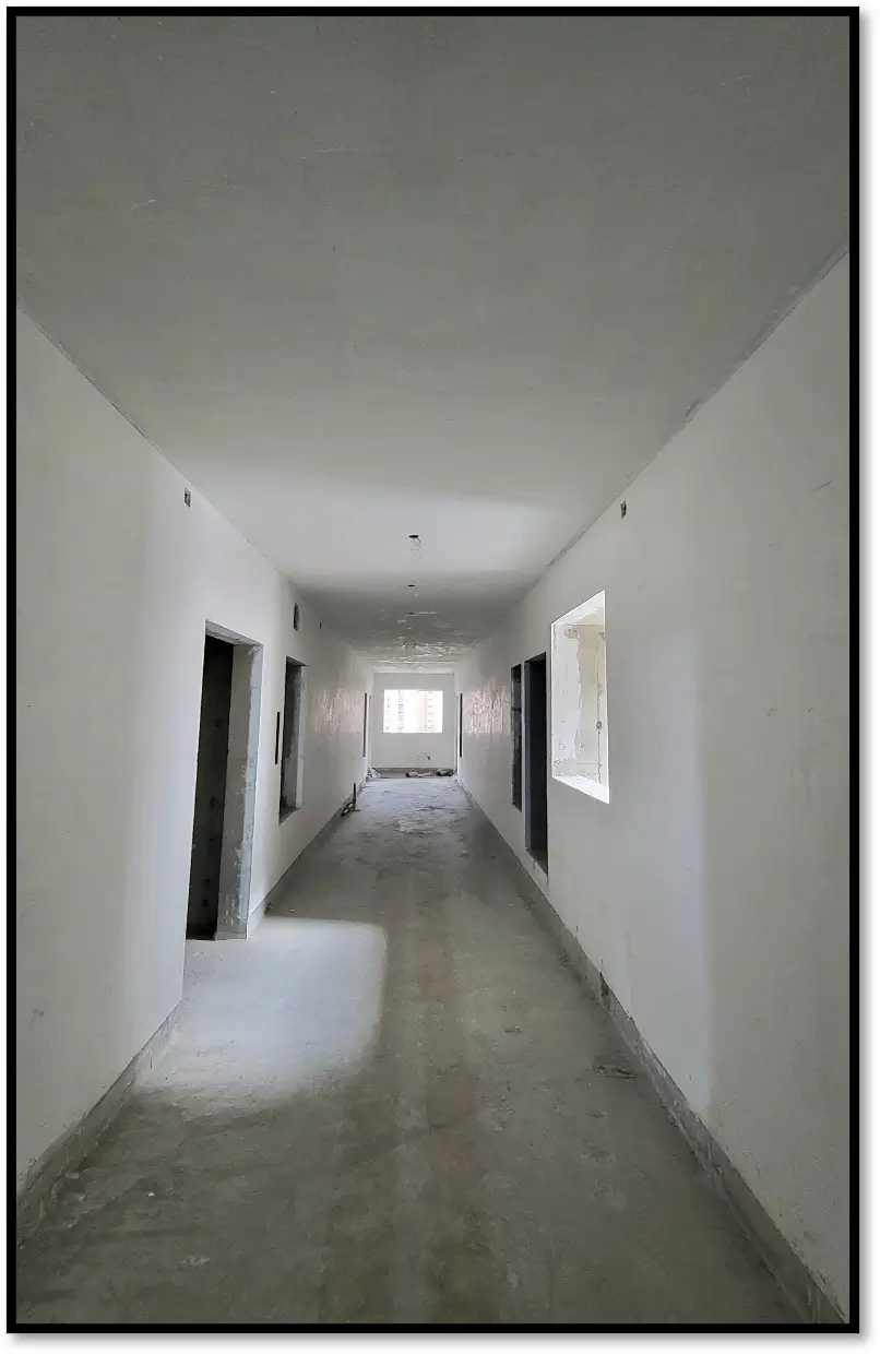 Corridor Painting work in progress