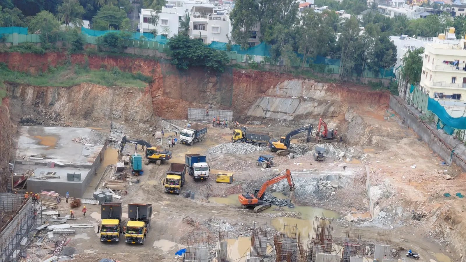 Tower C Excavation work is in the vege of completion