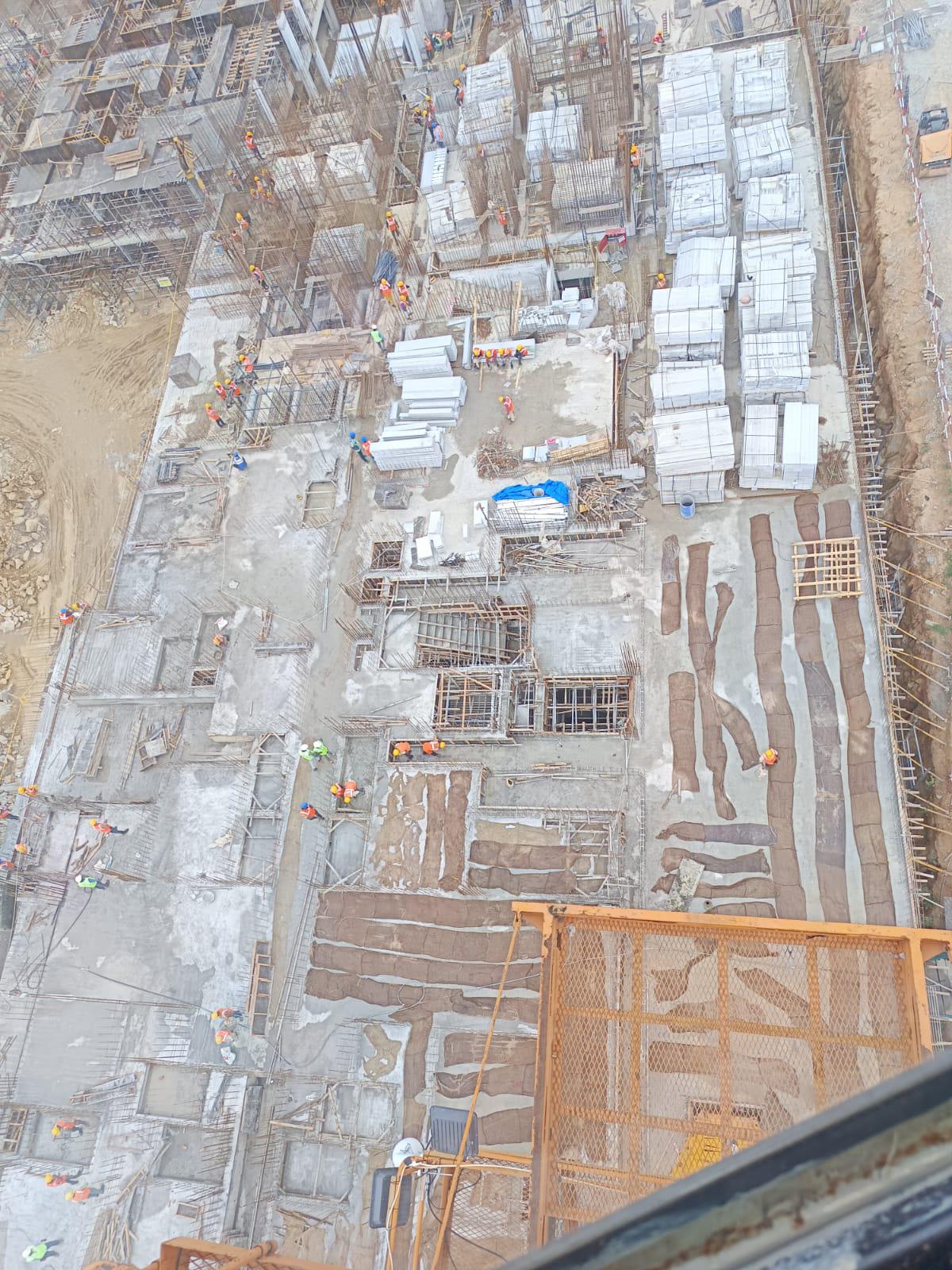 Tower A – Milestone Release –“ On casting of Ground floor” – Status as on 05th