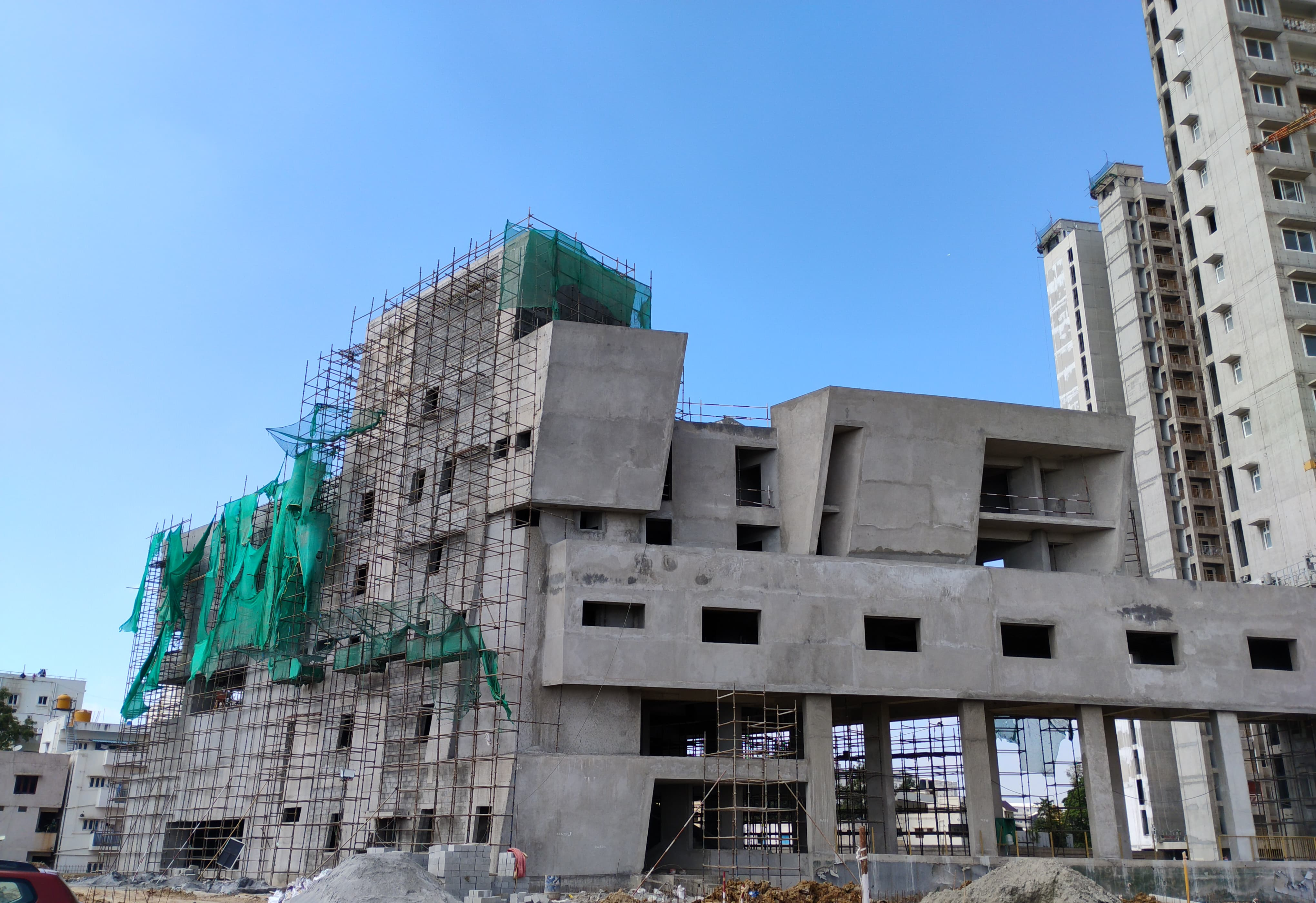 Clubhouse |Plastering Works in Progress