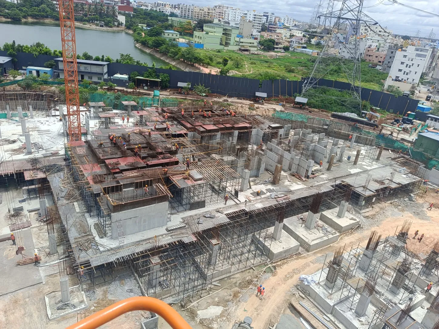 Tower D Ground Floor Slab in progress