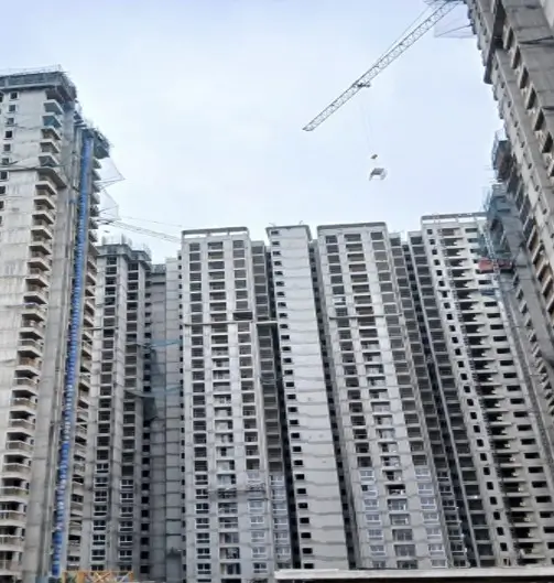 Above terrace floor concreting works completed