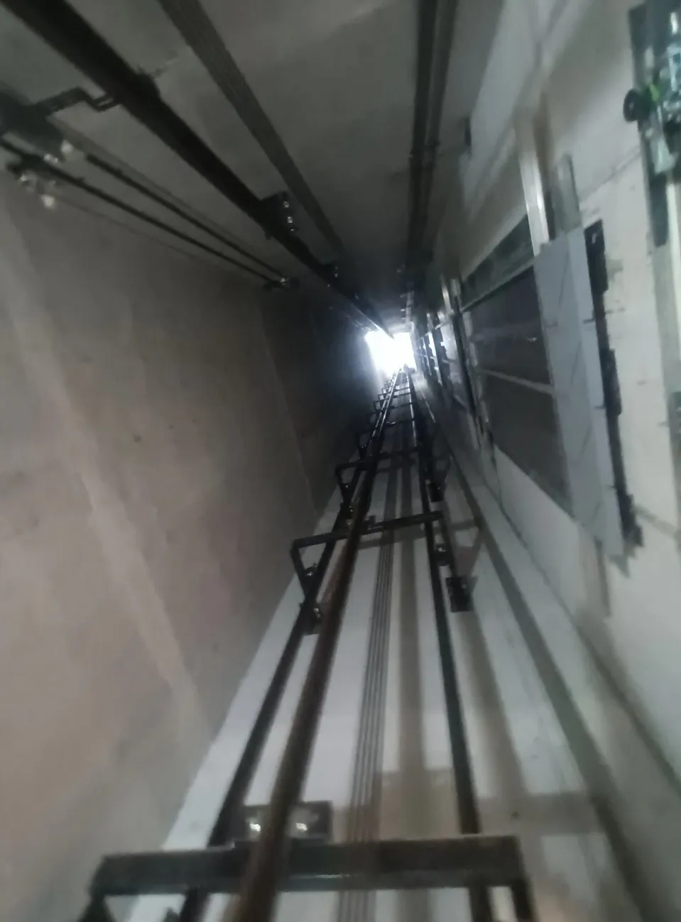 Lift testing work in progress