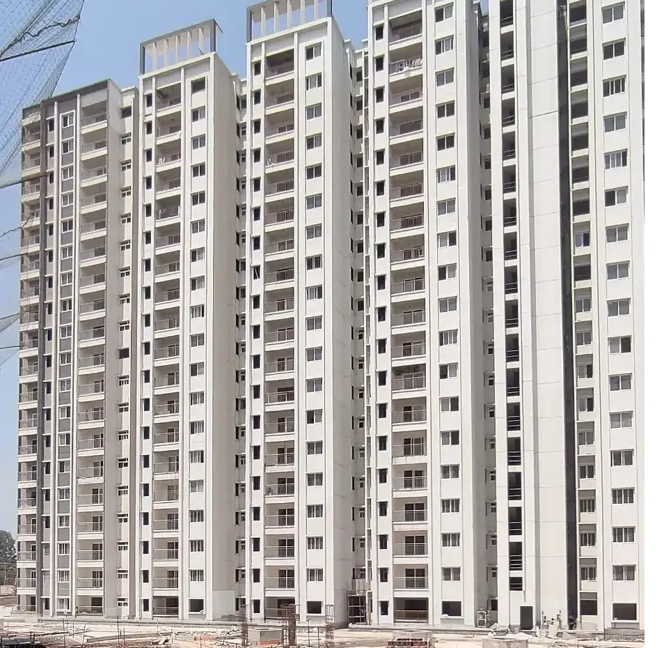 Tower D – External Painting activities are in progress.