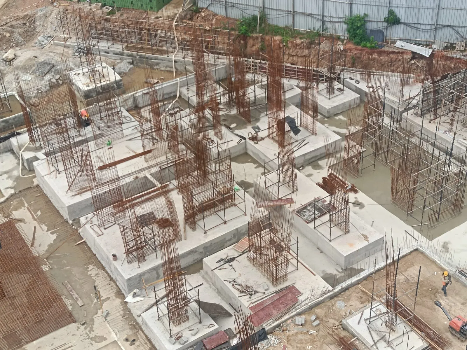 Tower C - Foundation  work in progress