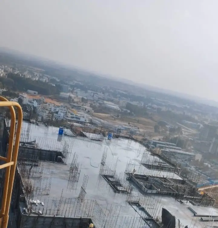 Tower F - Milestone Release -"On Casting of terrace floor slab" - Status as on 23rd