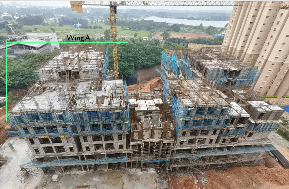 Brigade El Dorado - Cobalt - Wing A - Milestone Release -"On casting of Fifth floor slab'  - Status as on 31st
