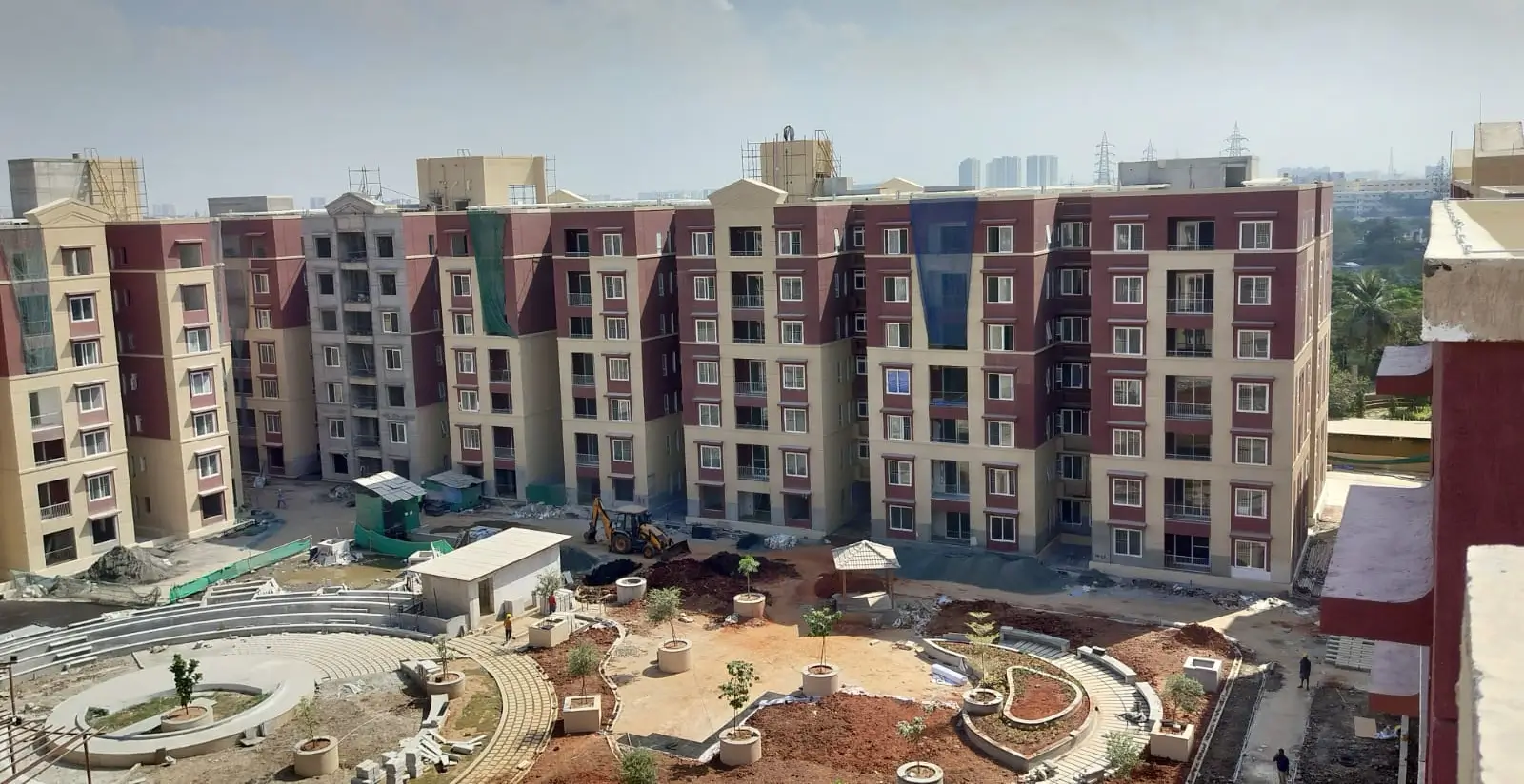 Block M – Internal flat QA work in progress (60/112 completed) & external painting work in progress