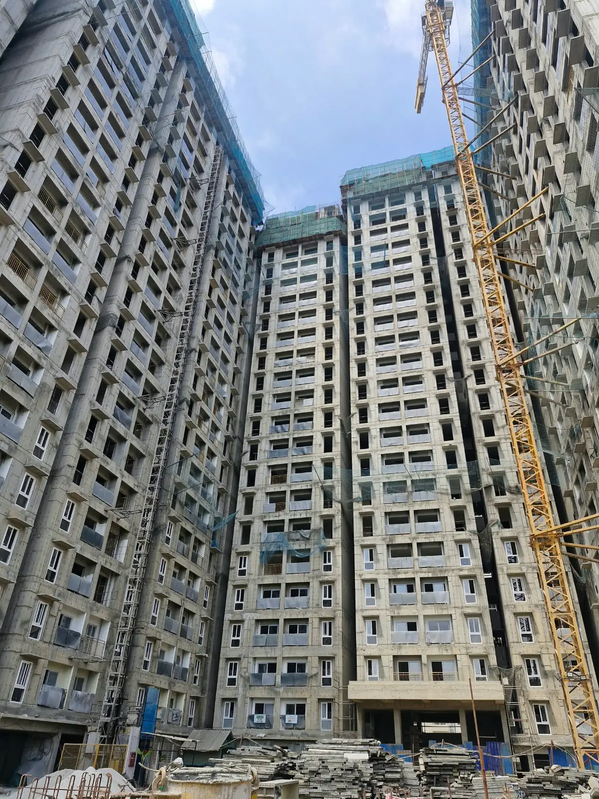 Brigade El Dorado – COBALT - Wing B - Milestone Release - " On Casting of Twenty first floor slab" Status as on 21st