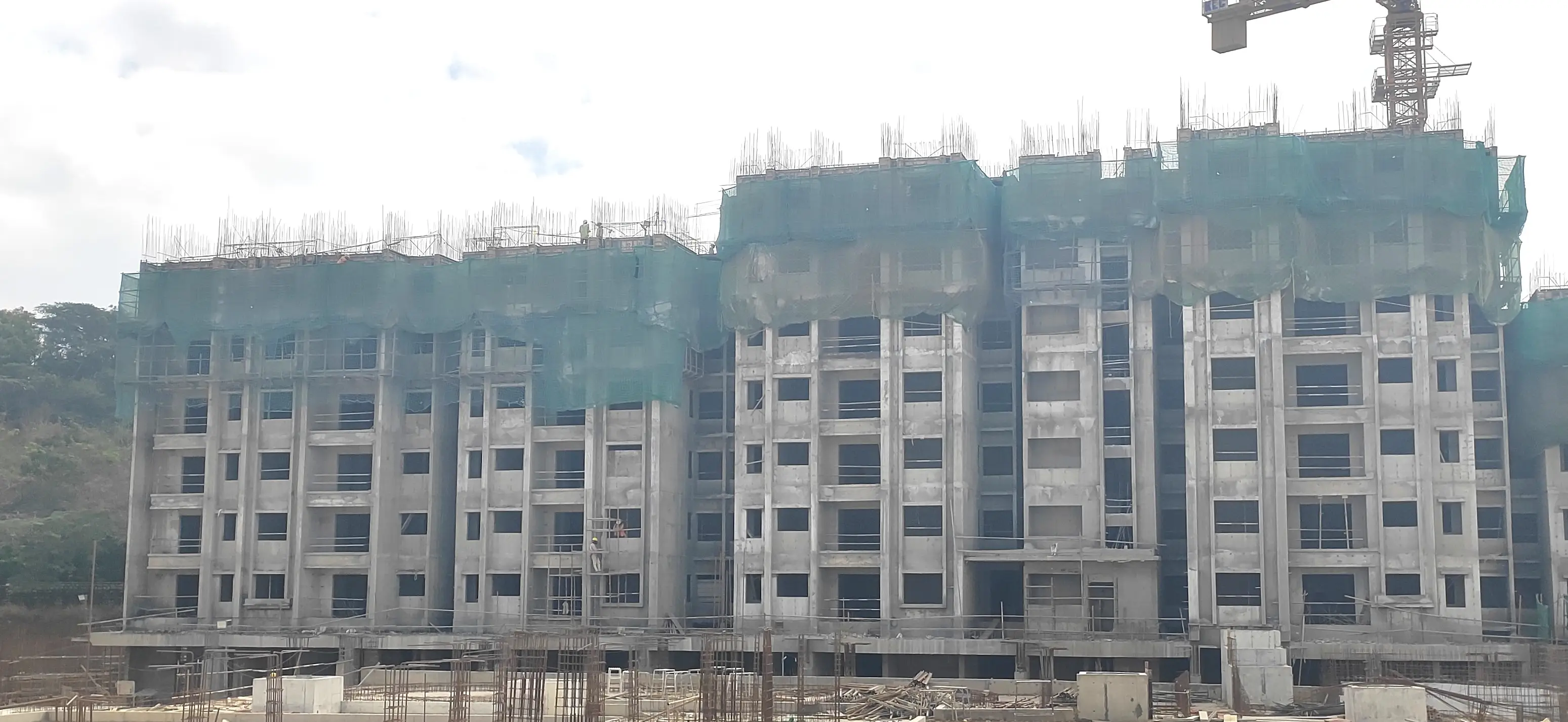 Brigade Calista - Tower B - Milestone Release -"On casting of 6th Floor Slab" - Status as on 09th