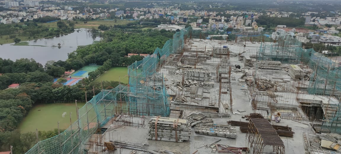 Tower E  - Milestone Release - On Casting of Terrace Floor Slab" - Status as on 23rd