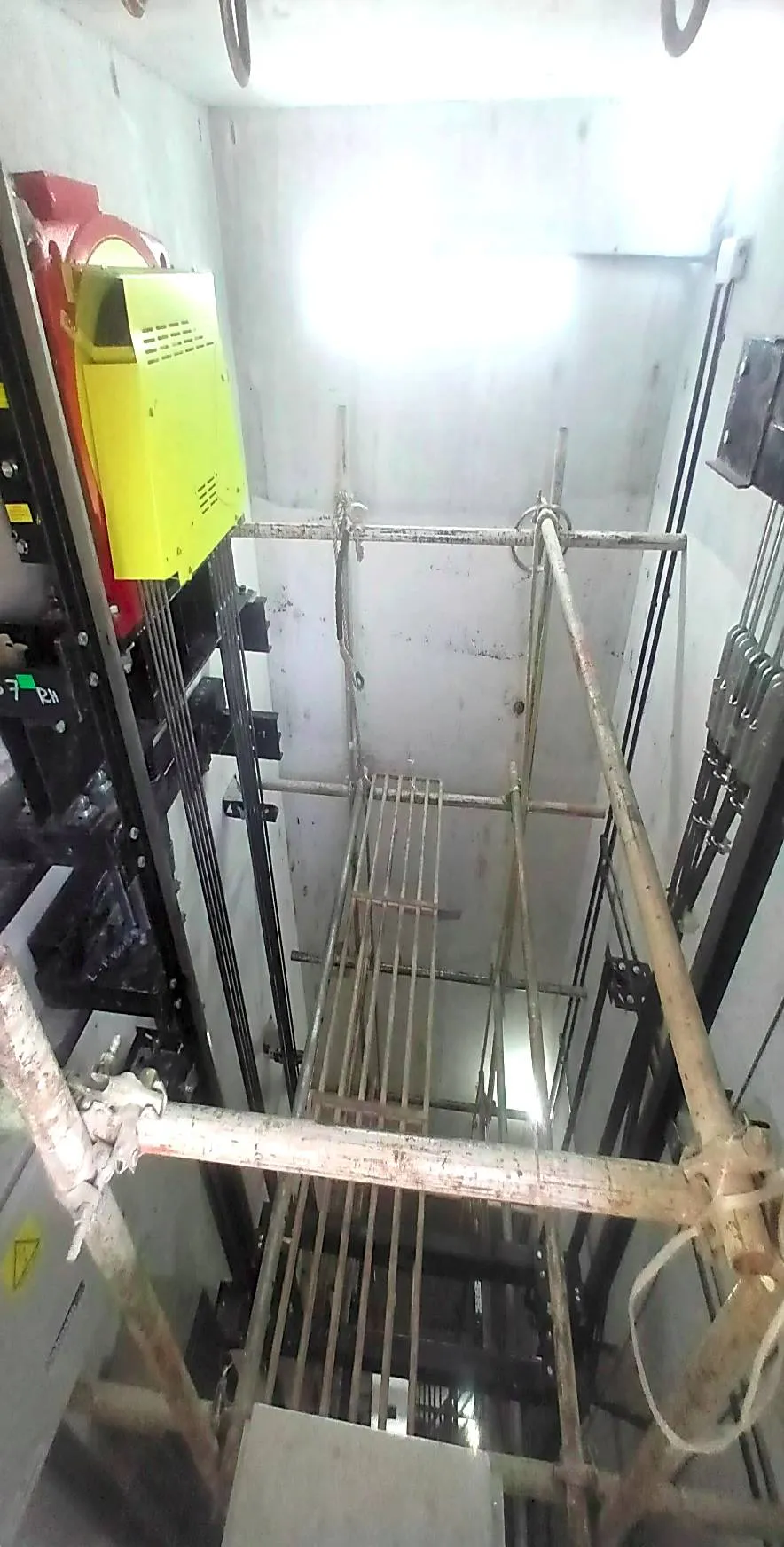 Lift Installation work in progress