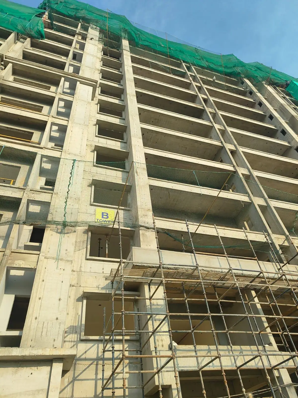 Tower B –16th Floor Slab In Progress