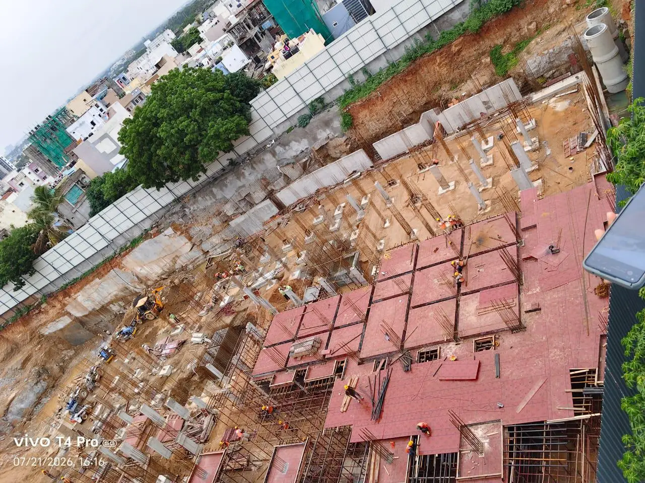 Brigade Enclave - Tower C- Milestone Release -"On completion of Foundation" - Status as on 22nd