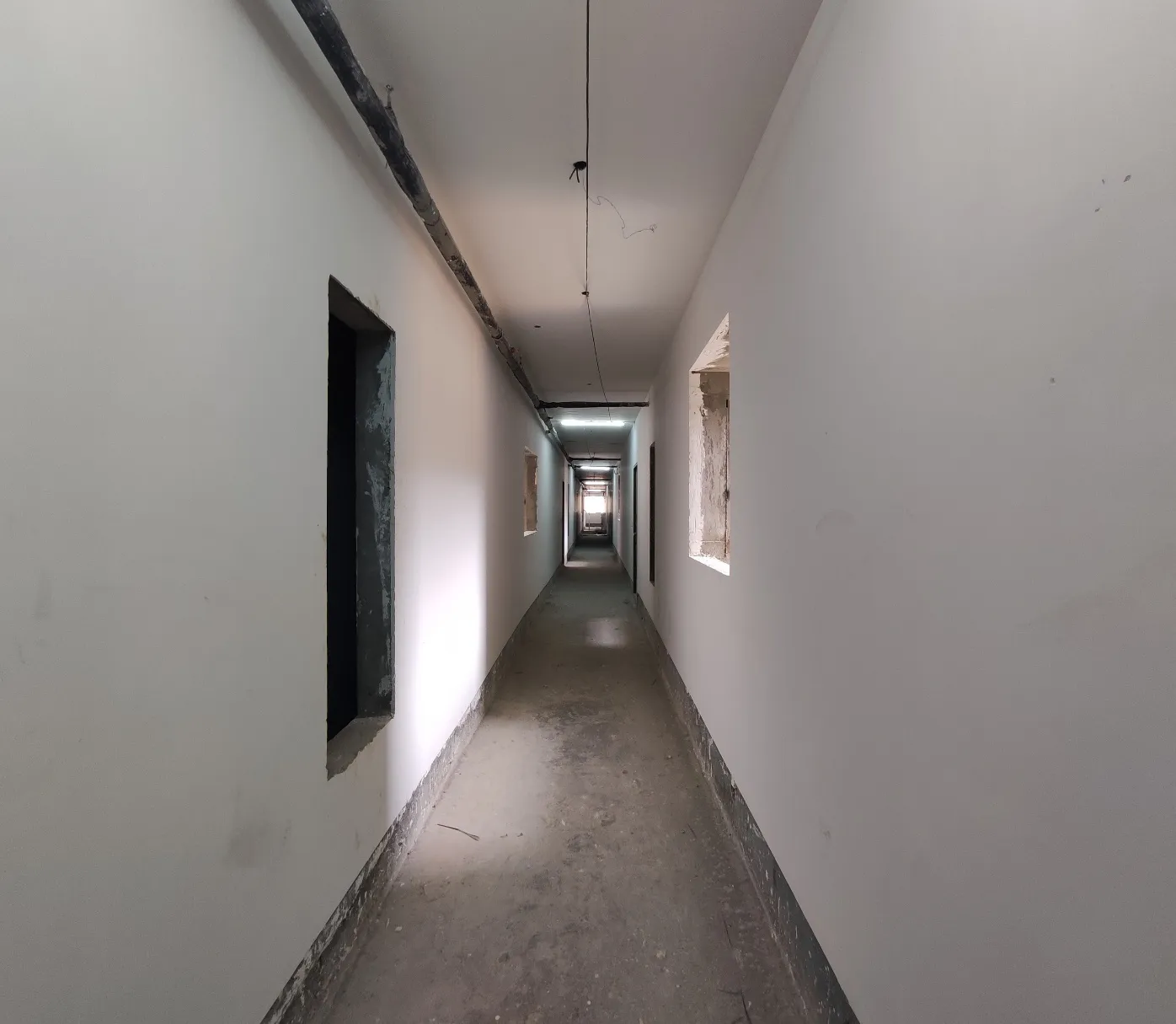 Corridor Gypsum Painting works in progress