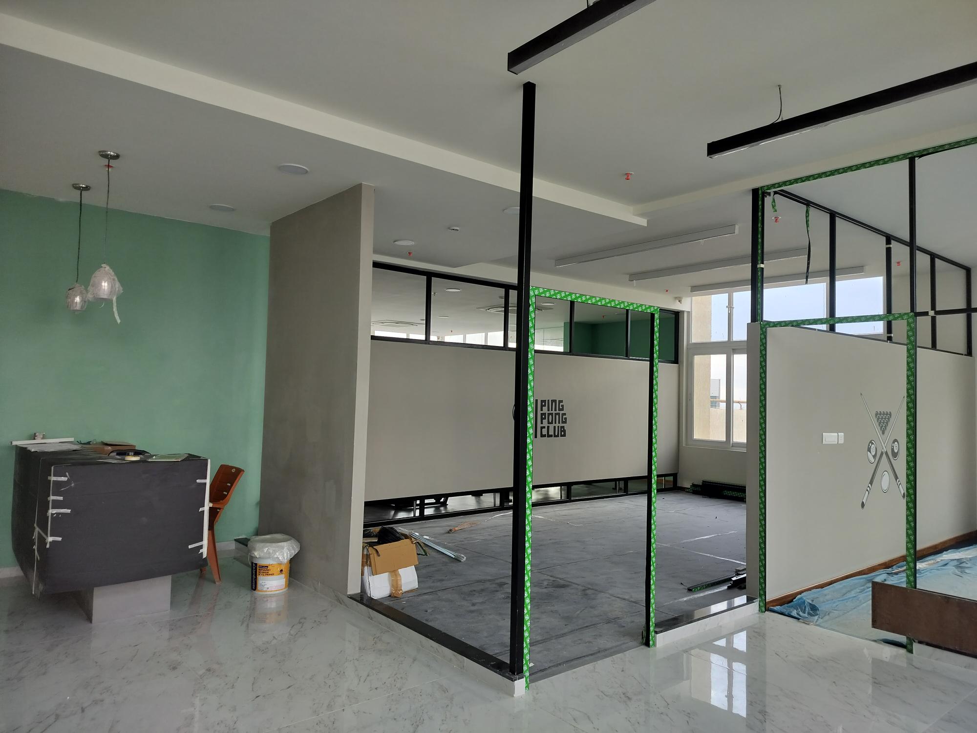 Club House Interior works are completed. Equipment's installation is in progress