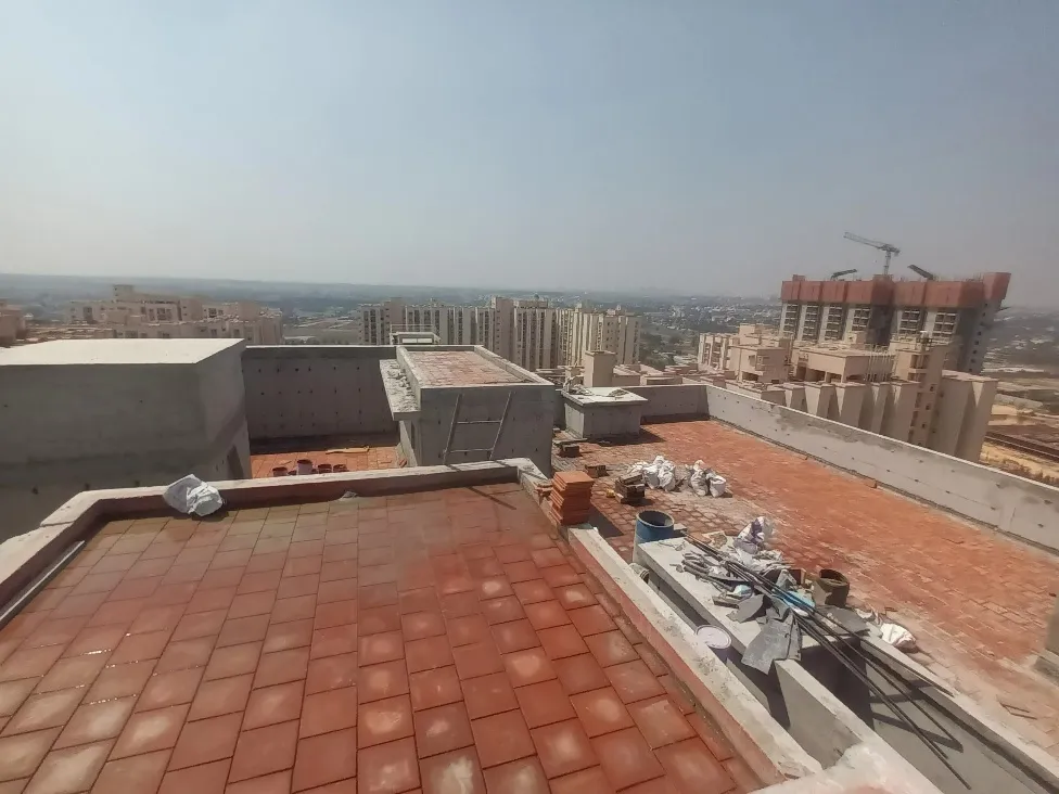 Terrace waterproofing and Terrace Tiling WIP