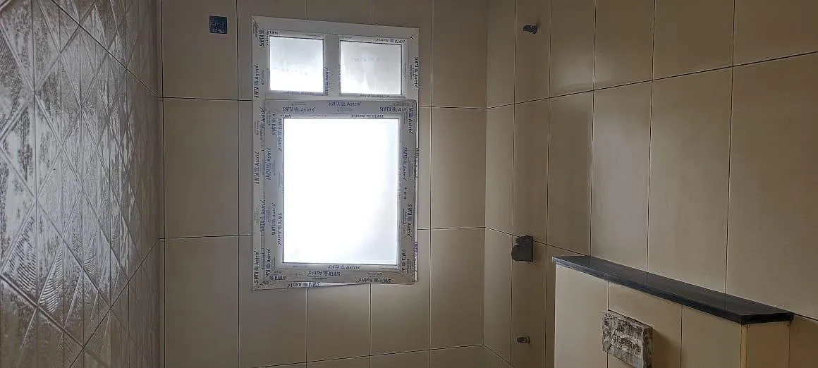 Tower D Wall Tiling(Dado) - Flooring & wall dado works are in progress.