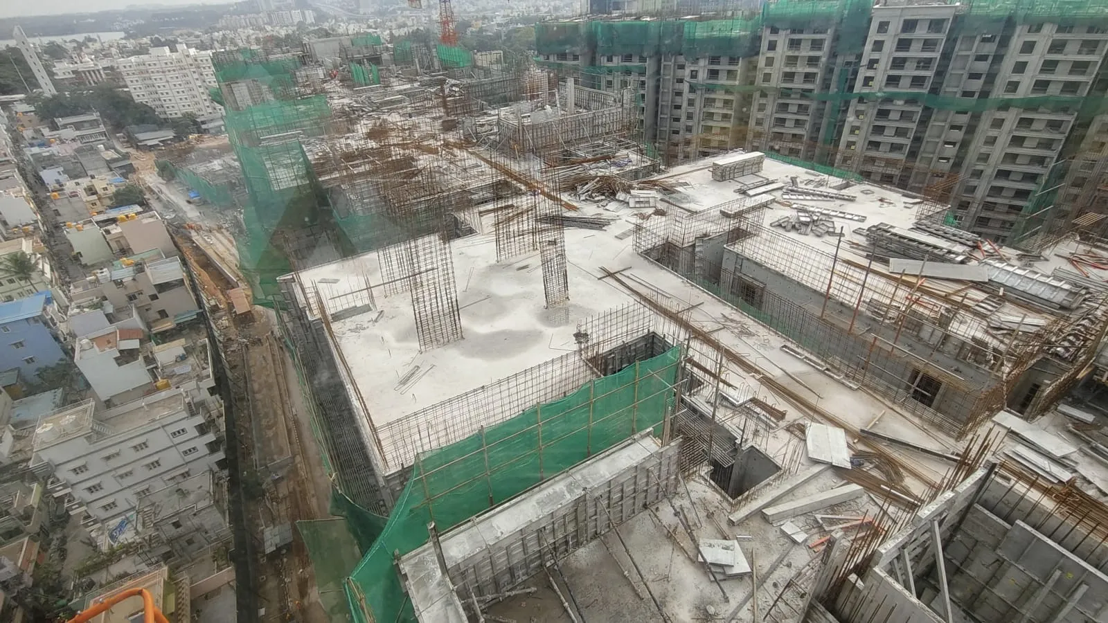 Tower-K Terrace floor slab Completed