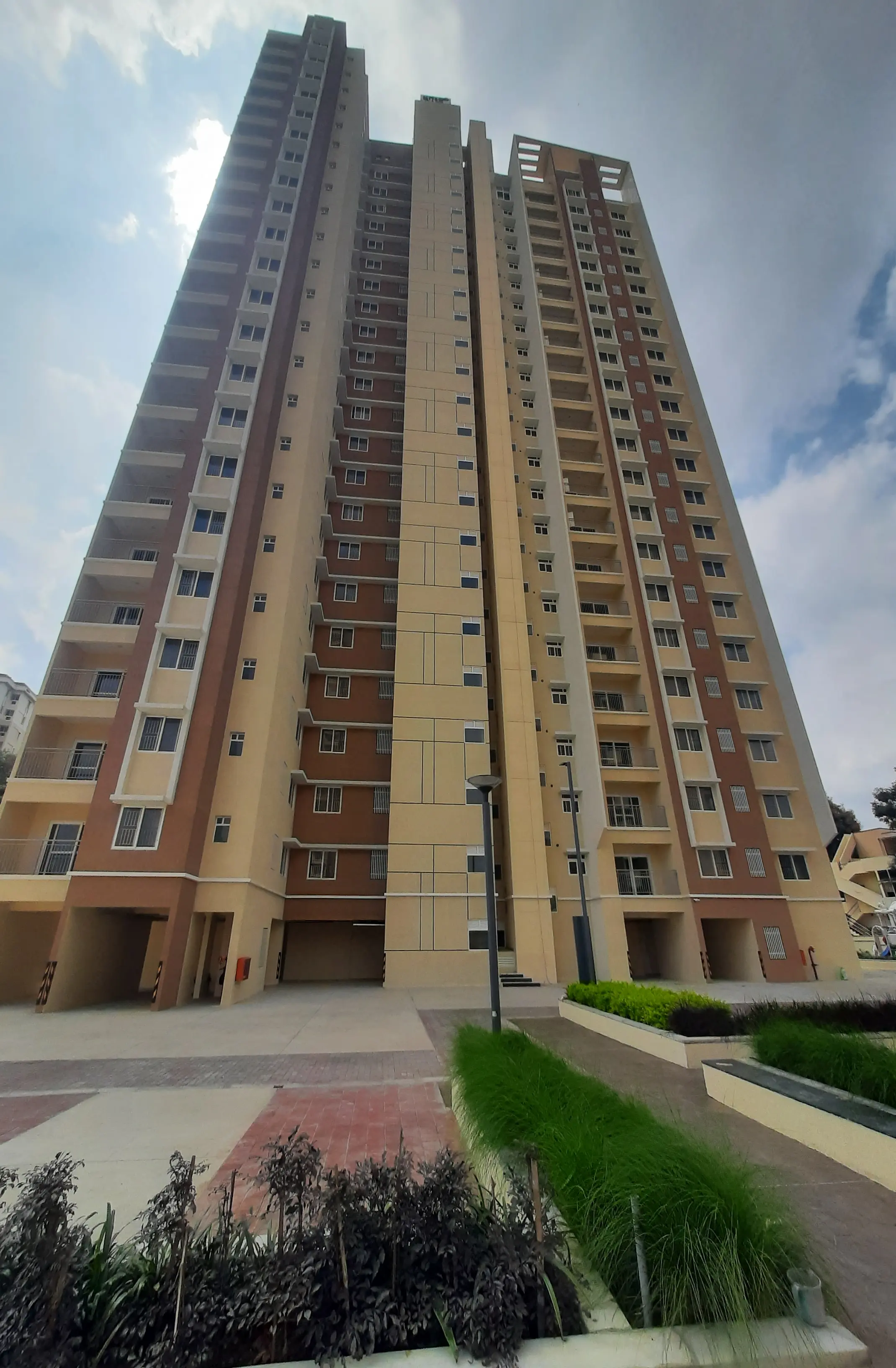 External painting works 100% completed