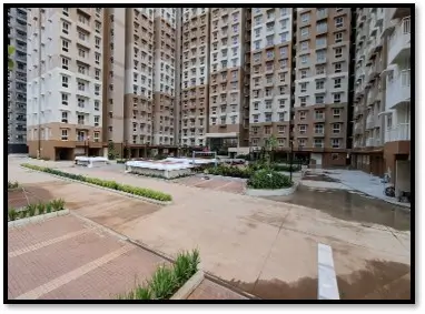 Podium Central Courtyard Area Hardscape and Softscape work completed