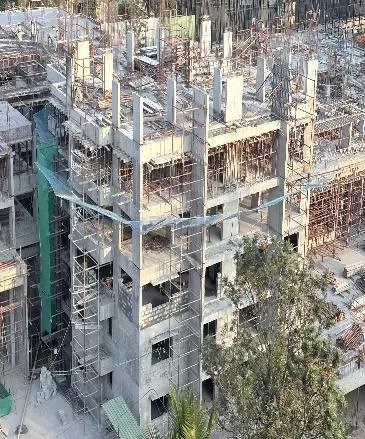 Ebony Structure Work Status- Tower A & B Tower A –5th & 6th floor in progress & Tower B -4th floor in progress