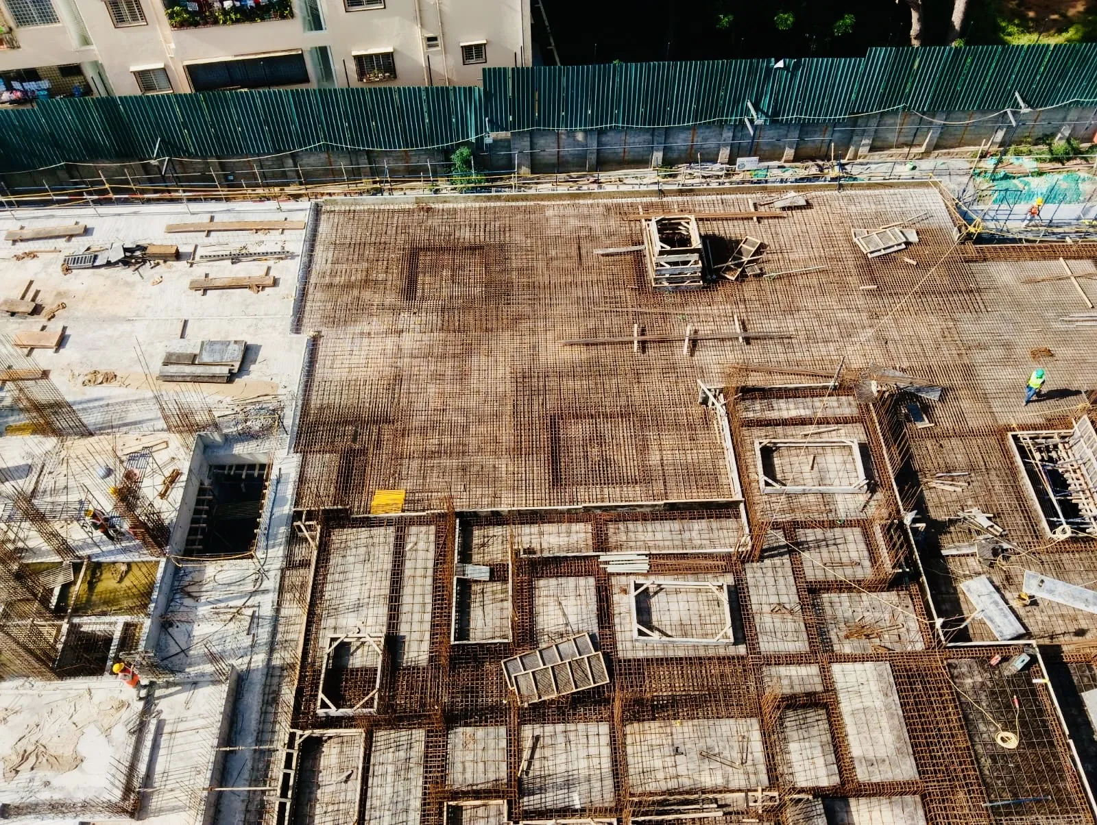 Tower C - Ground floor Slab Work in Progress