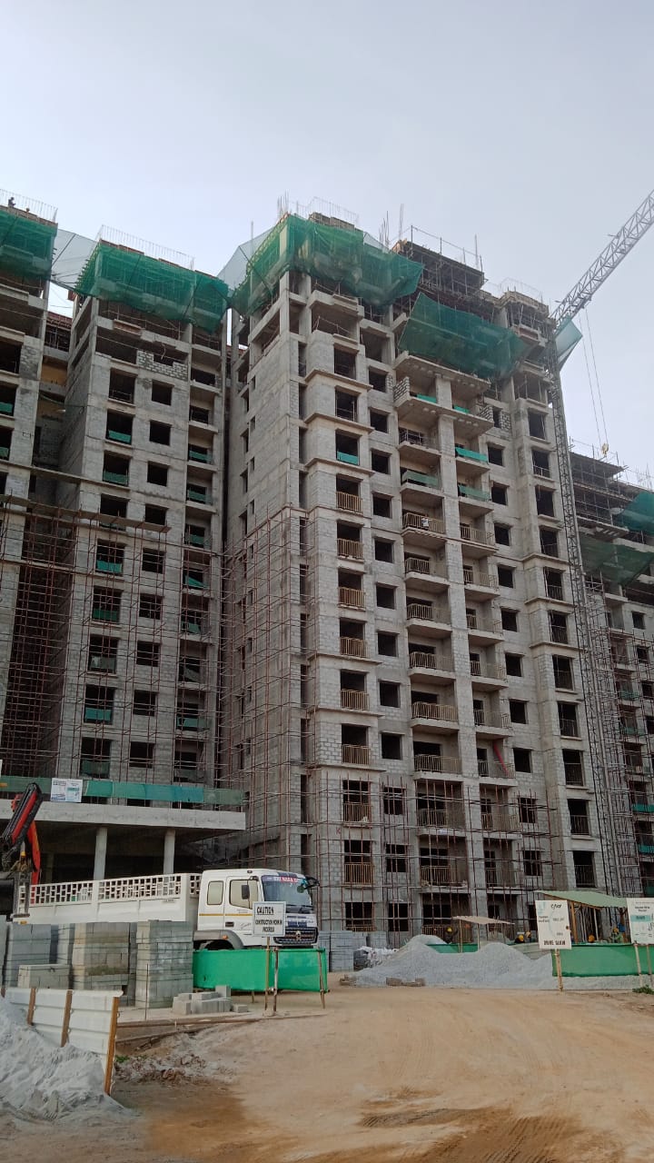 Tower K – Milestone Release –“ On Casting of Terrace Slab” – Status as on 02nd