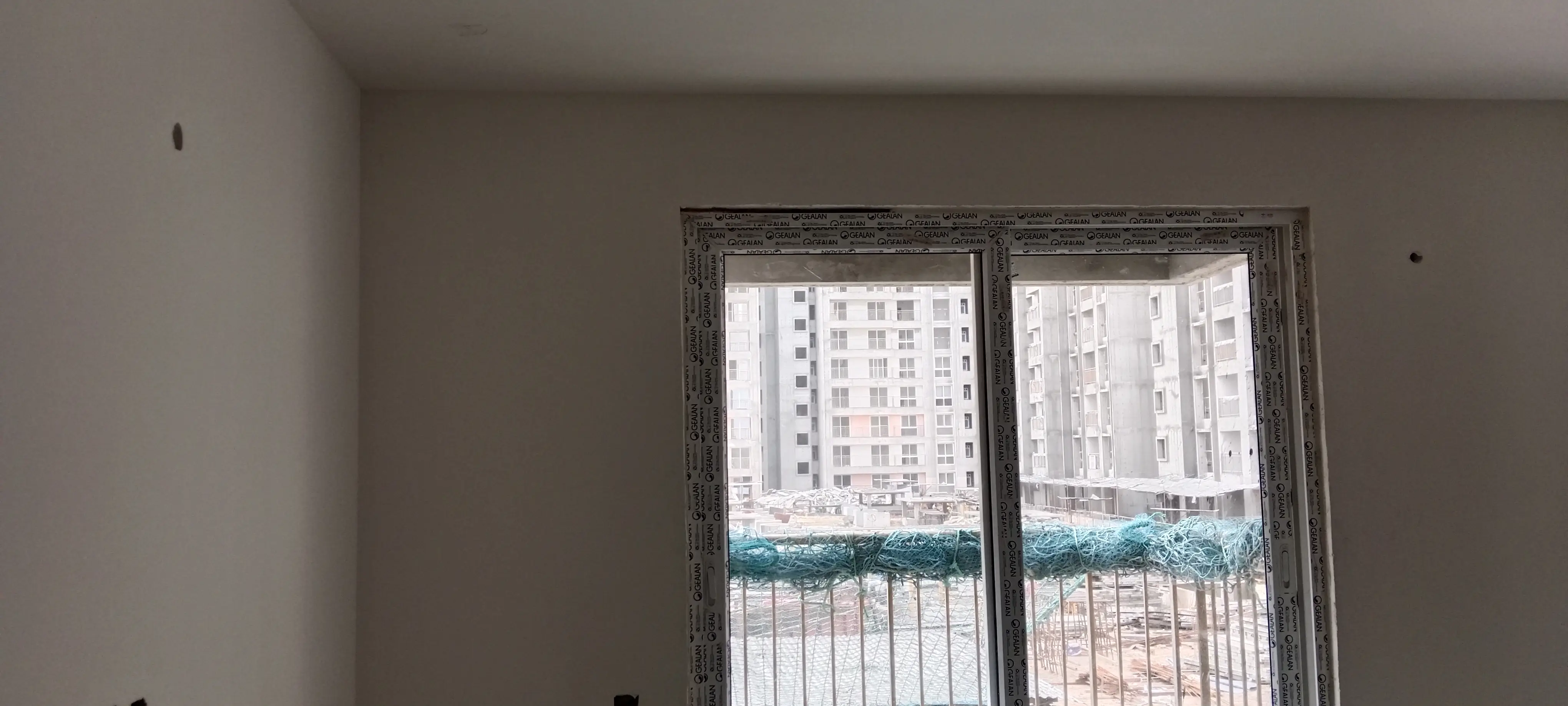 Finishing works in progress