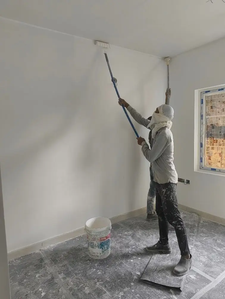 L,K& J Block Internal Painting Work in progress