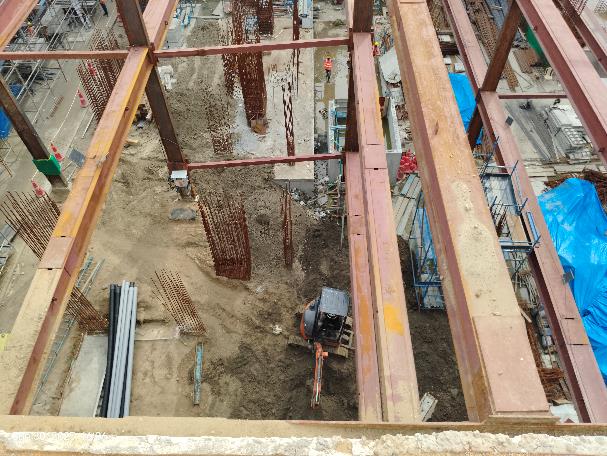 Backfilling in B3 Pour 3