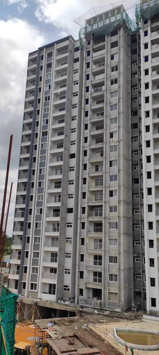 Tower D – External Painting activities are in progress