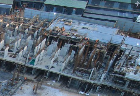 Tower – H: Ground floor slab works in progress