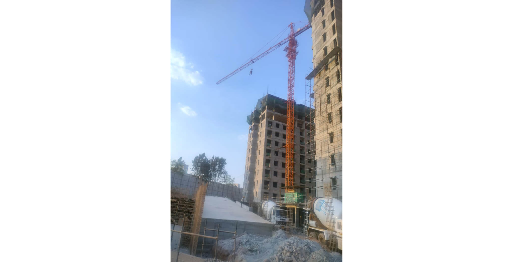 Mar 2024 - G Block Pour 5, 10th floor Getting ready for concrete
