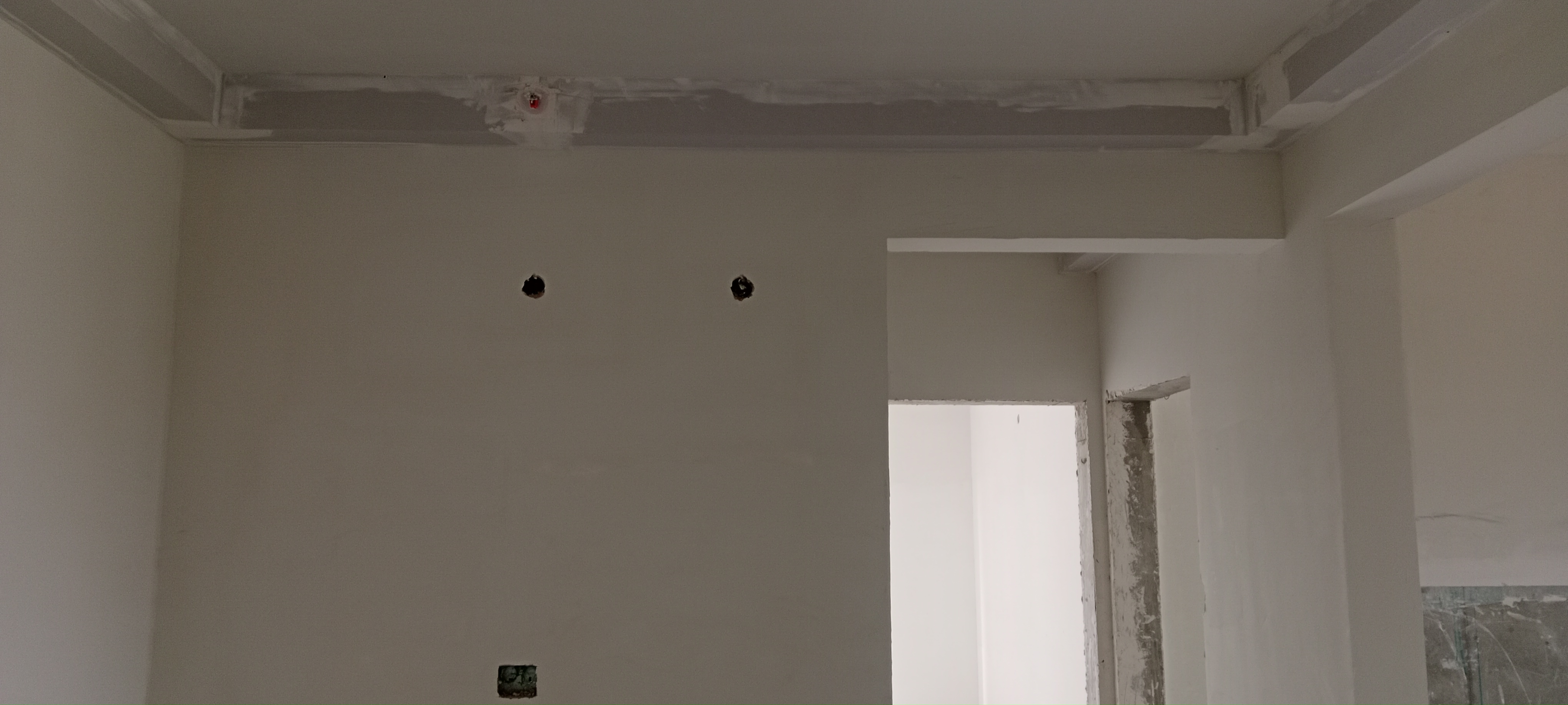 Finishing works in progress